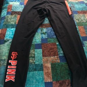 Victoria Secret pink GIANTS leggings